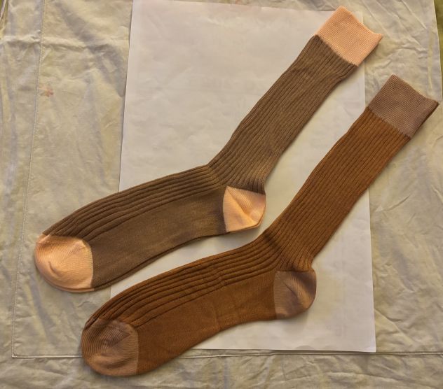 2 PAIA DI CALZE NUOVE FINO A MEZZO POLPACCIO DA UOMO FIRMATE”PAUL SMITH”MADE IN - Foto 10
