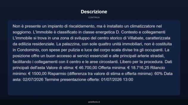 Immobile in asta di 70 m² in vendita a Villabate - Foto 16