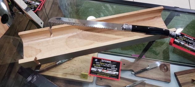 SET COLTELLO per il PANE Laguiole + tagliere in legno - Foto 2