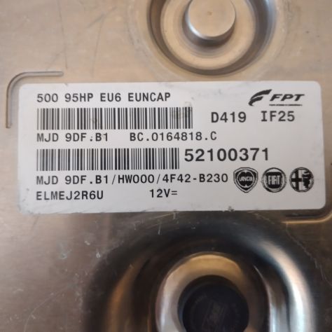 Centralina Fiat 500 95hp 52100371 MJD 9DF.B1 FTP Magneti Marelli - Foto 3