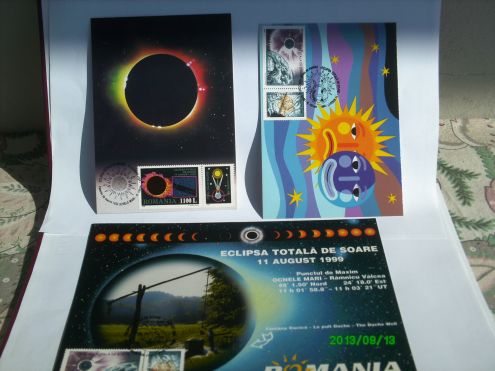 FRANCOBOLLI ROMANIA 1999 *ECLISSI TOTALE DI SOLE* - Foto 4