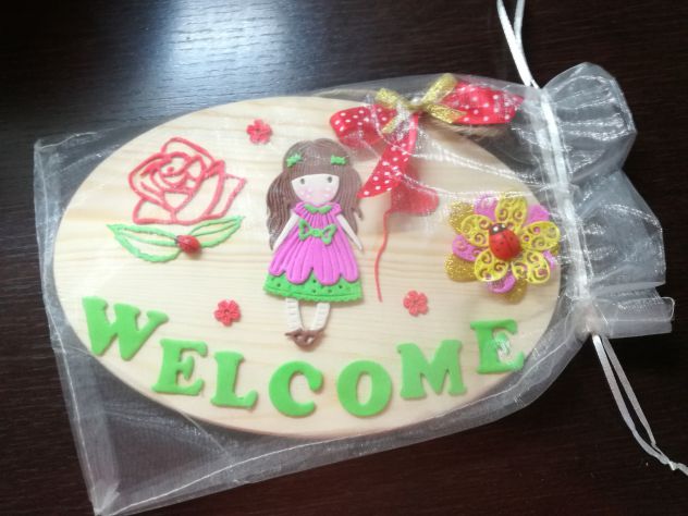WELCOME TARGHETTA - SPEDIZIONE GRATUITA - Foto 5