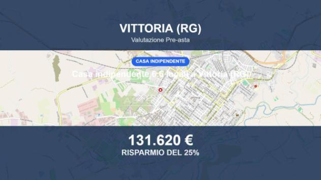 Immobile in asta di 152 m² con più di 5 locali e box auto in vendita a Vittoria