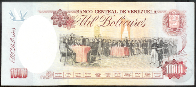 VENEZUELA 1991 banconota 1000 Bolivares UNC - Foto 2