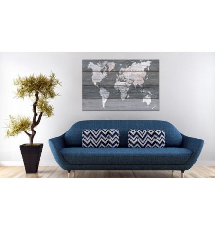 Quadro Di Sughero In Bianco E Nero Stile Legno Arredalacasa - Foto 2