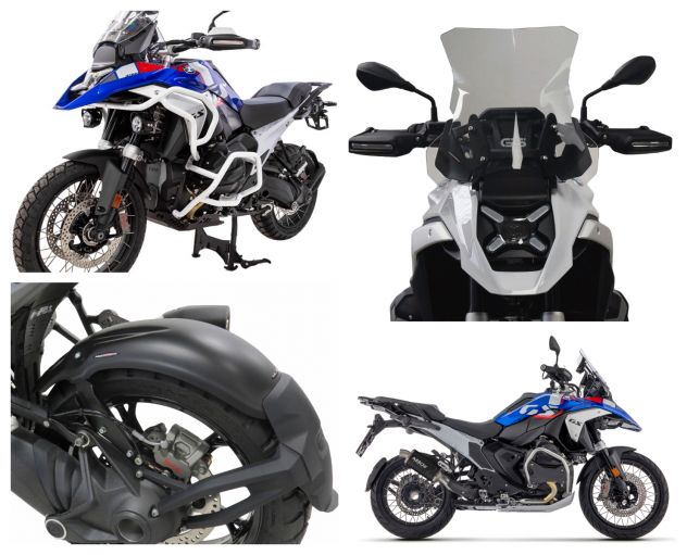 Bmw R 1300 Gs barre motore protezioni pedane cupolino griglia