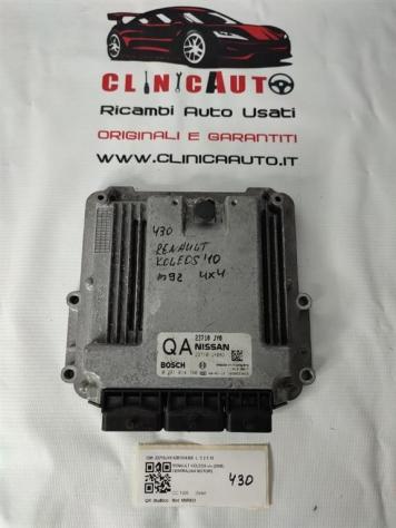 CENTRALINA MOTORE RENAULT Koleos 1° Serie 23710JY08D 0281014360 M9R833 diesel 1995 (08)