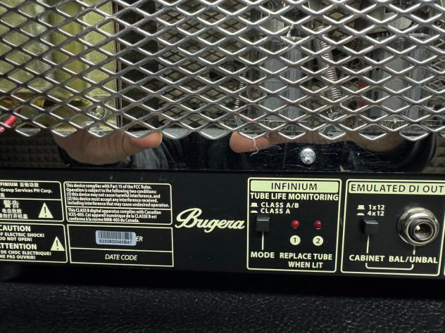 Bugera T50 Infinium testata valvolare per chitarra - Foto 3