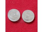 ITALIA 1954 Moneta 5 Lire qFDC firma 1mm bordo