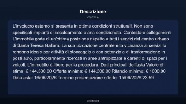 Immobile in asta di 222 m² in vendita a Santa Teresa Gallura - Foto 4