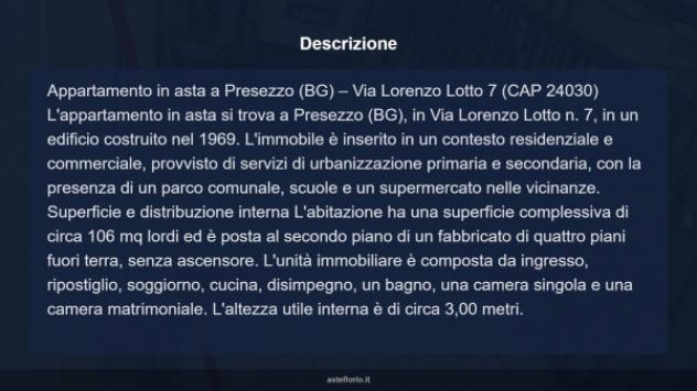 Immobile in asta di 106 m², box auto in vendita a Presezzo - Foto 11