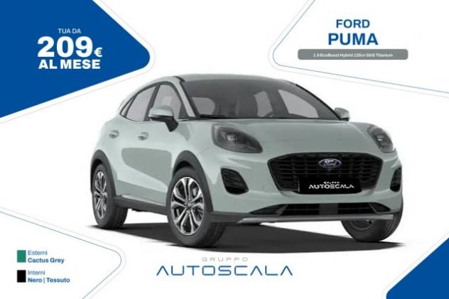 FORD Puma 1.0 EcoBoost Hybrid 125cv S&S Titanium rif. 24105332