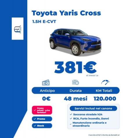 TOYOTA Yaris Cross 1.5H E-CVT rif. 24205225