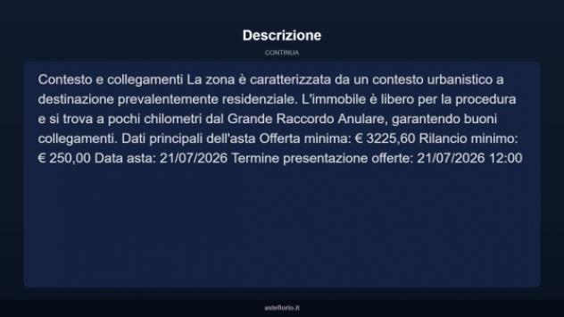 Immobile in asta di 9 m² in vendita a Roma - Foto 4