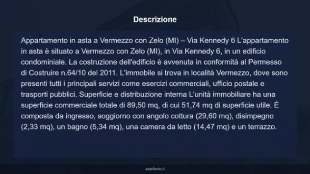 Immobile in asta di 89 m², box auto doppio in vendita a Vermezzo con Zelo - Foto 14