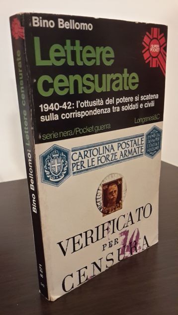Lettere censurate, Bino Bellomo, Longanesi &amp; C. 1975. - Foto 2