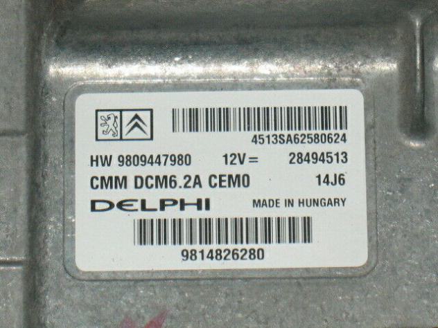 9809447980 ECU CITROEN PEUGEOT 2.0 9809447980 28494513 DCM6.2A 9814826280 - Foto 2