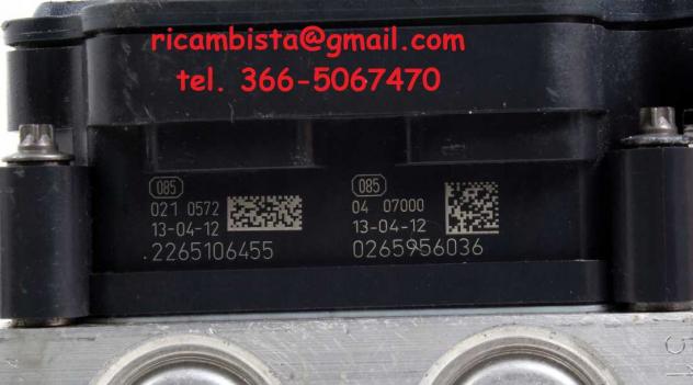 51935299 0265243058 0265956036 Fiat Ducato gruppo ABS pompa centralina