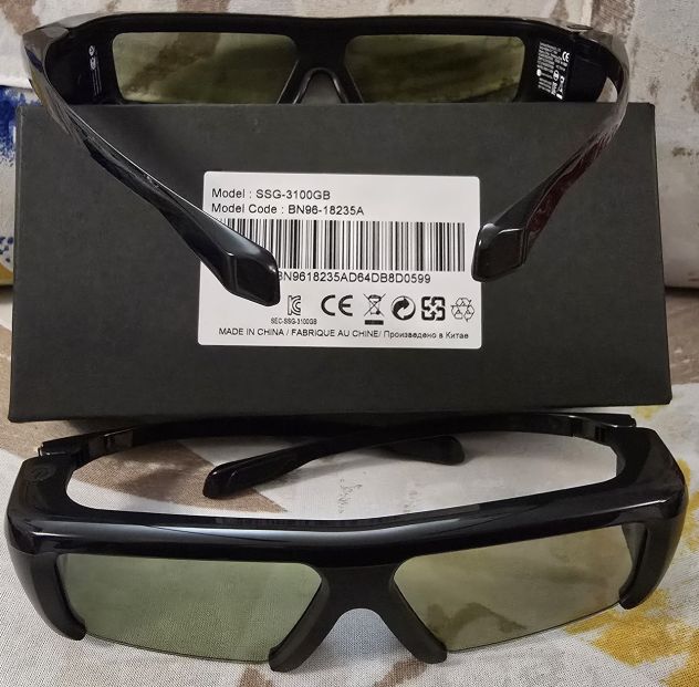 Samsung 3D Glasses SSG-3100GB occhiali 3D attivi ( batterie a bottone ) - Foto 7