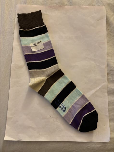 CALZE NUOVE MAI USATE E MAI PROVATE DA UOMO FIRMATE ORIGINALI”PAUL SMITH”TAGLIA - Foto 3