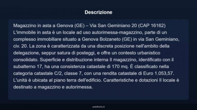 Immobile in asta di 170 m² in vendita a Genova - Foto 4
