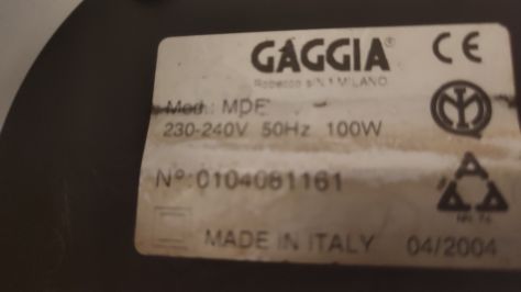 MACINACAFFE' GAGGIA INVOLUCRO PVC - Foto 9
