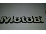 Marchio targhetta dx destra Motobì 125 2C 1974 a.e. GB 39917351