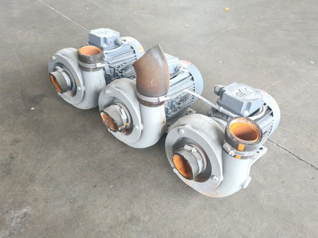 3 pompe centrifughe usate