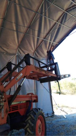Tenda Box Garage box 3,3 x 6,0 Mt. per uso magazzino a Varese - Foto 3