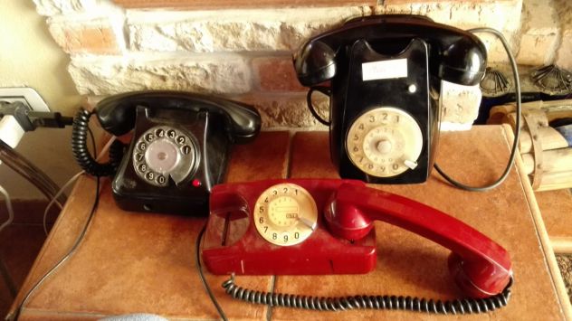 TELEFONI OROLOGI A PARETE E LAMPADE BILANCIA MACCHINA DA SCRIVERE VINTAGE ECC PR - Foto 6