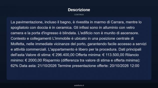 Immobile in asta di 160 m² in vendita a Molfetta - Foto 14