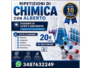 RIPETIZIONI DI CHIMICA - ESPERIENZA PLURIENNALE