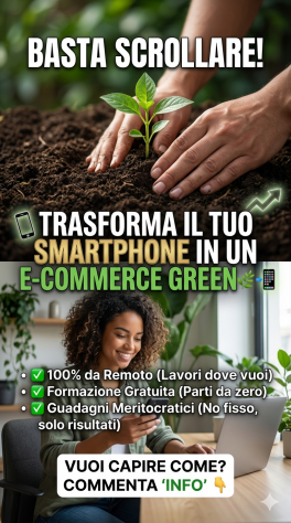 Collaboratore E-commerce Green - Lavoro da Casa