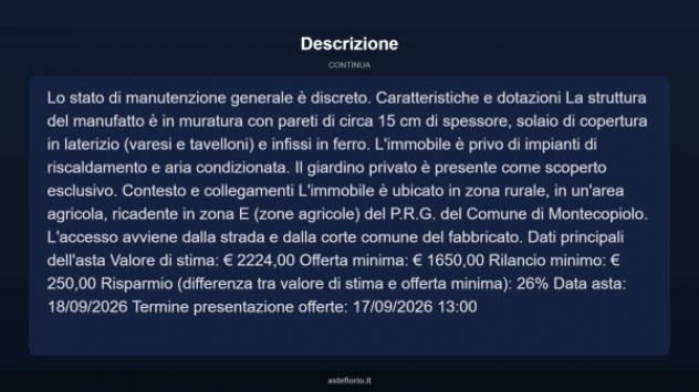 Immobile in asta di 11 m² in vendita a Montecopiolo - Foto 11