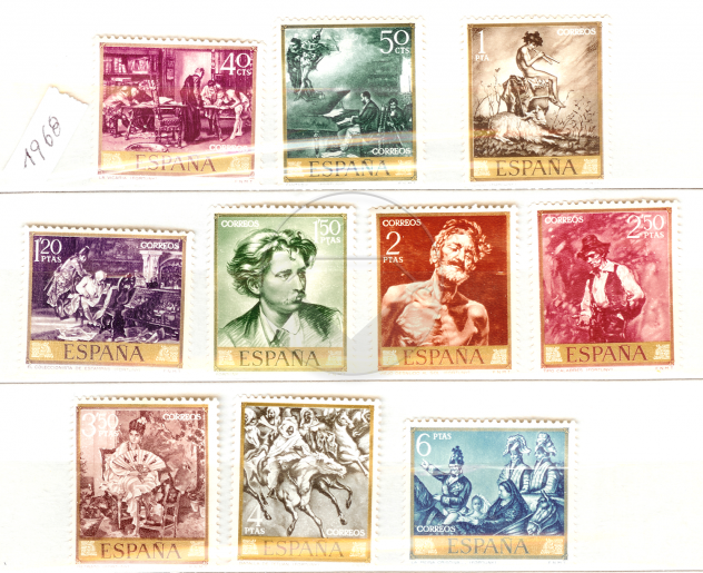 SPAGNA 1952-1971 lotto francobolli nuovi - Foto 3