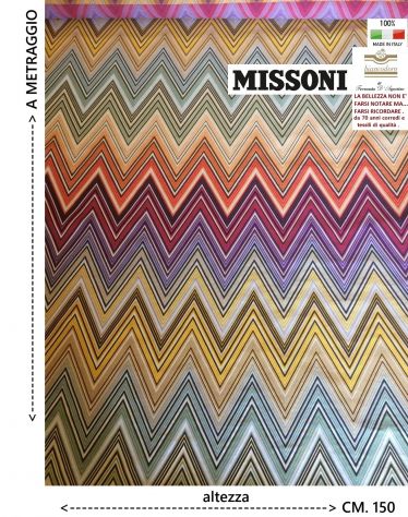 Missoni tessuti arredamento tendaggi e tappezzeria 8 modelli 2 prezzi - Foto 10