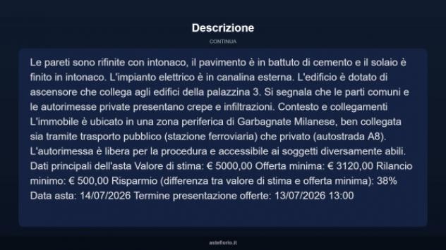 Immobile in asta di 15 m² in vendita a Garbagnate Milanese - Foto 10