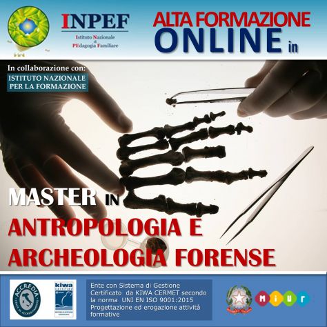 Master in Antropologia e Archeologia Forense