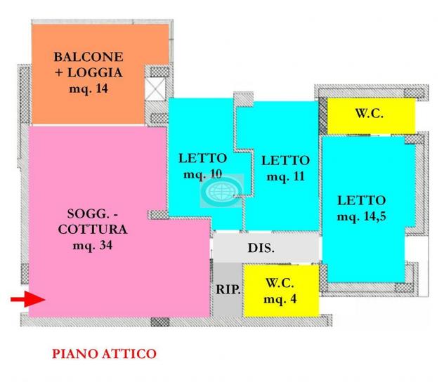 Appartamento con tre camere nuova costruzione, ultimo piano. - Foto 2