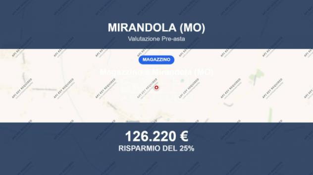 Immobile in asta di 306 m² in vendita a Mirandola