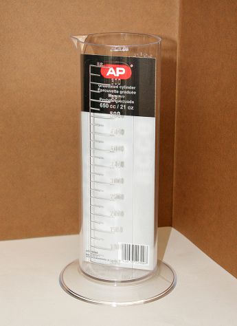 Caraffa cilindro graduata da 1 lt x camera oscura