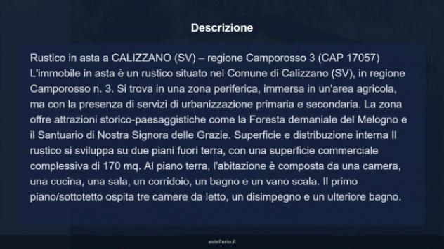 Immobile in asta di 170 m² con più di 5 locali in vendita a Calizzano - Foto 15