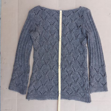 Maglia traforata per donna taglia L - Foto 2