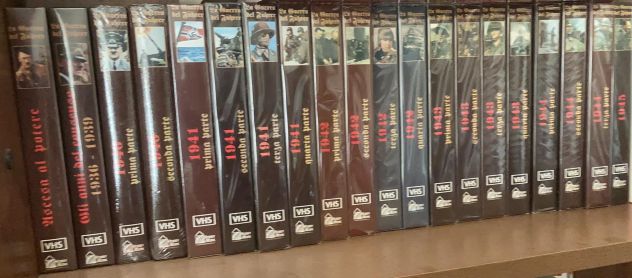 collezione nuova, 20 vhs "la guerra del fuhrer" edizione hobby &amp; work del 1997,