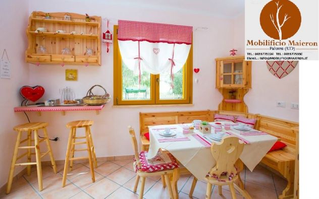 Mobili Rustici Aosta In Legno Soggiorno Taverna Completa Cod 0189