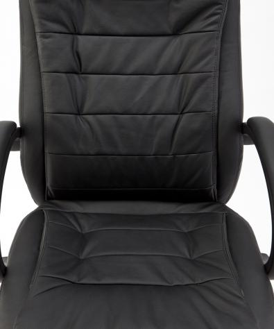 POLTRONA UFFICIO ERGONOMICA IN ECOPELLE NERA - DIREZIONALE MODELLO PRESIDENT - NUOVA - Foto 3