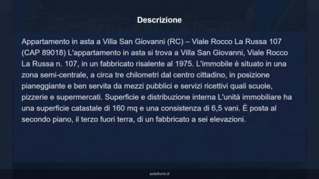 Immobile in asta di 160 m² con più di 5 locali in vendita a Villa San Giovanni - Foto 4