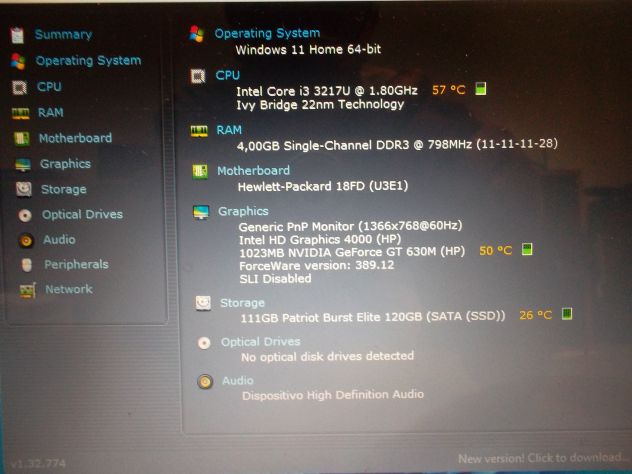 NOTEBOOK HP 15-B035EL CORE I3+4GB+120AAS+WINDOWS 11 - Foto 7