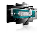 Quadro Multisfera Turchese 100x50 E 200x100 ARREDALACASA