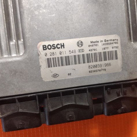 CENTRALINA MOTORE RENAULT MEGANE SCENIC 1.9 DCI BOSCH 0281011549, 8200310863, 8 - Foto 5